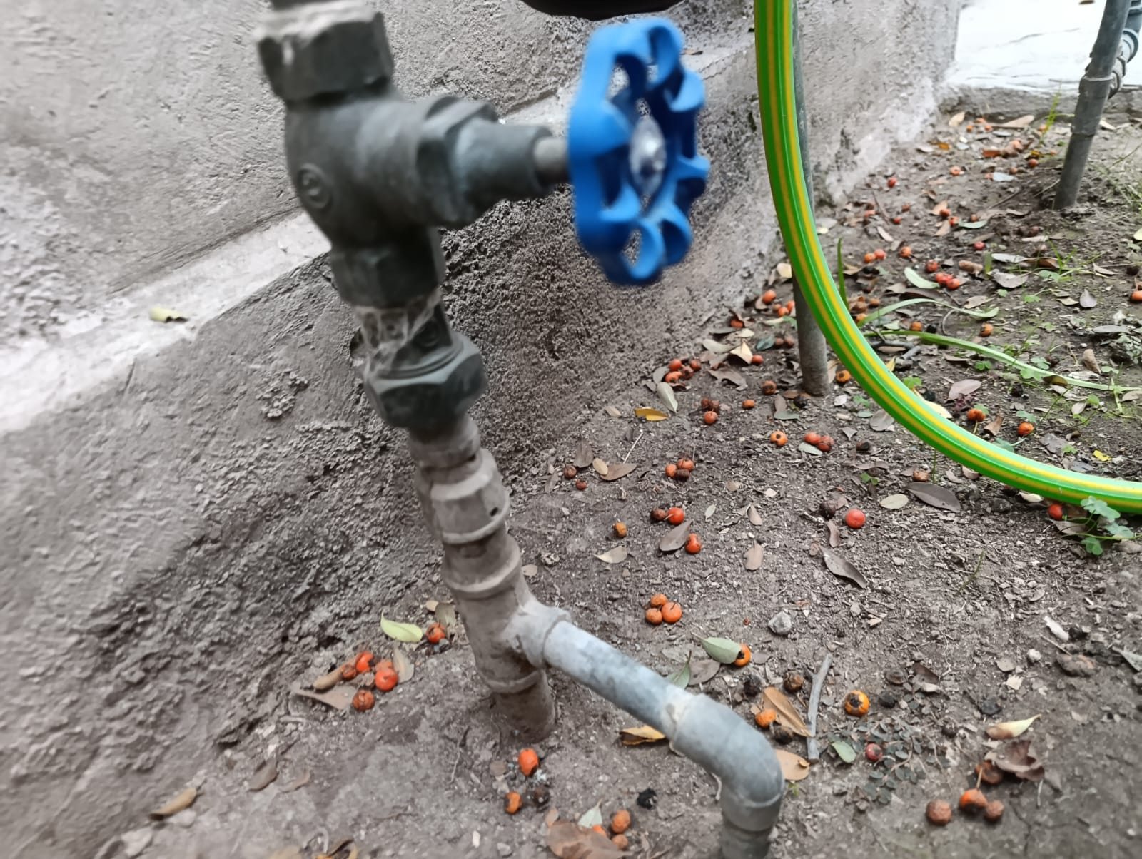 Llave de paso de gas exterior